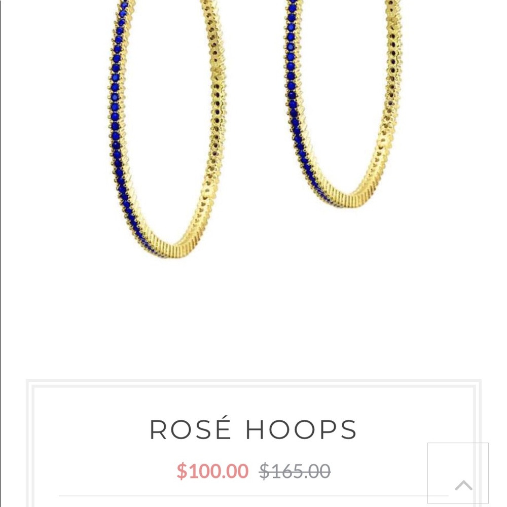 Turquoise Hoops by Karen London
